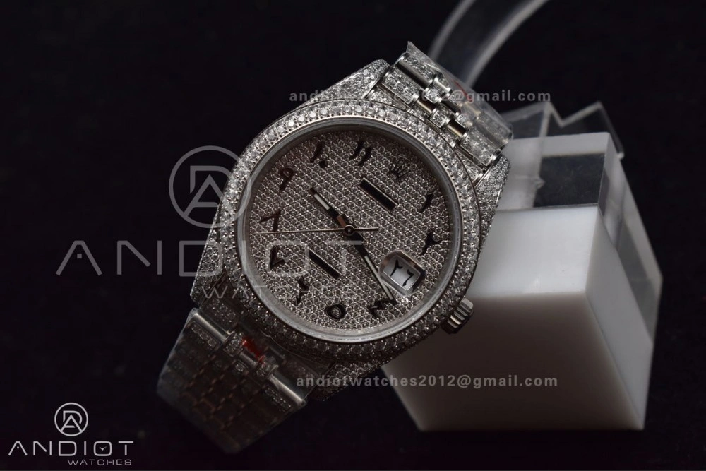 Elegant JDF 41mm Best Version Diamond DateJust Arabic Markers 896