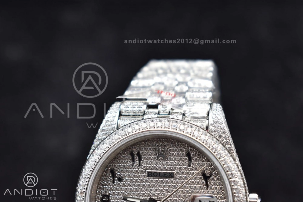 Elegant JDF 41mm Best Version Diamond DateJust Arabic Markers 896
