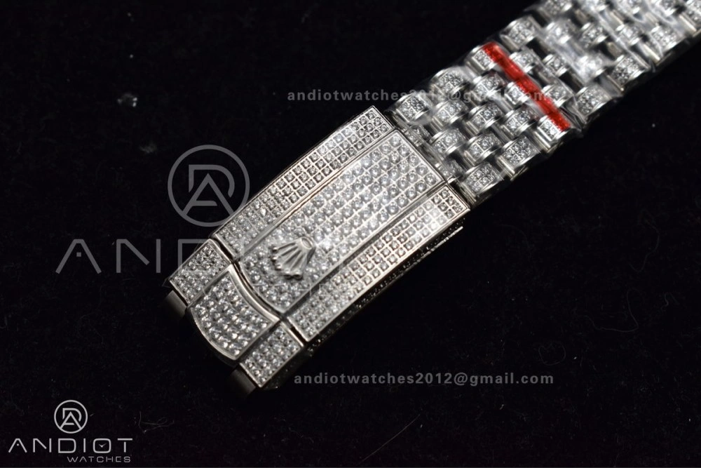 JDF 41mm Best Version Diamond DateJust Blue Stick Markers Durable 897