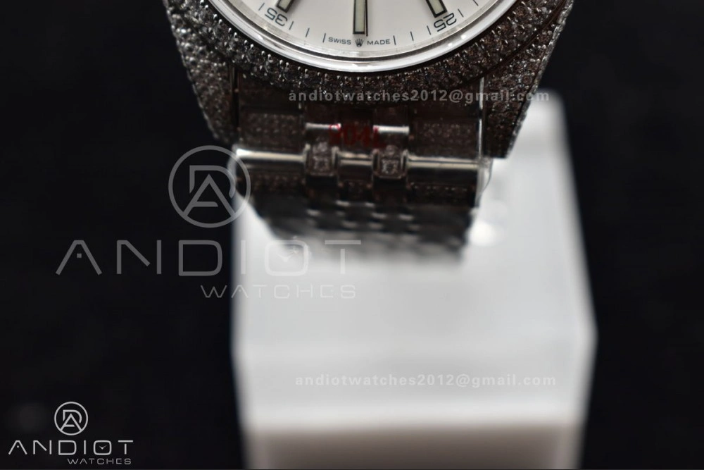 AllSeason JDF 41mm Best Version Diamond DateJust White Stick Markers 906