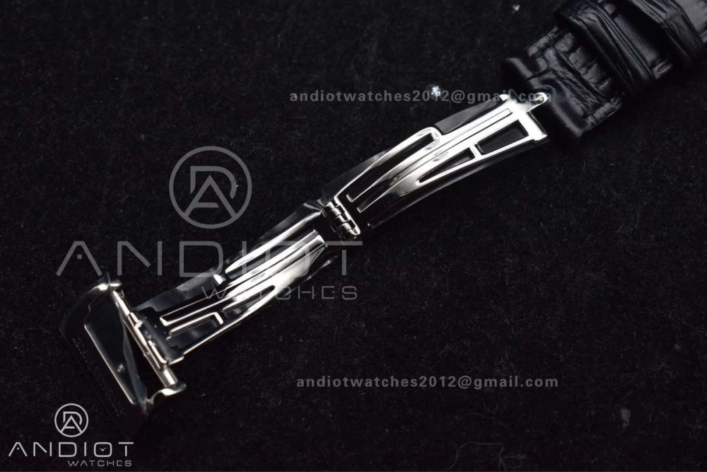FlexibleFit Lady Royal Oak 33mm 67651 SS Diamond Bezel V7F 1:1 Black Textured Dial On Stainless Strap Ronda Quartz 120