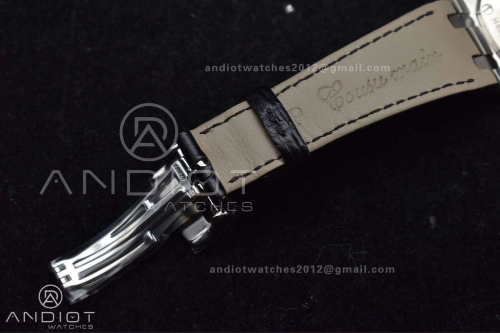 FlexibleFit Lady Royal Oak 33mm 67651 SS Diamond Bezel V7F 1:1 Black Textured Dial On Stainless Strap Ronda Quartz 120
