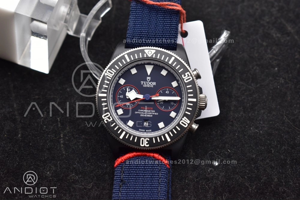 Durable M+ Factory 1:1 Best Edition Red Bull Racing Tudor Pelagos FXD Black Titanium DD 1281