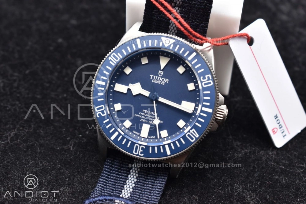 M+ Factory 1:1 Best Edition Tudor Pelagos FXD Navy Blue Titanium Chic 1286