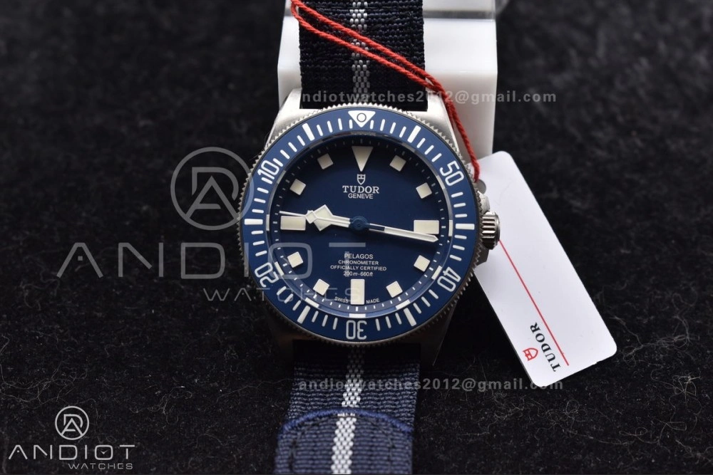M+ Factory 1:1 Best Edition Tudor Pelagos FXD Navy Blue Titanium Minimalist 905