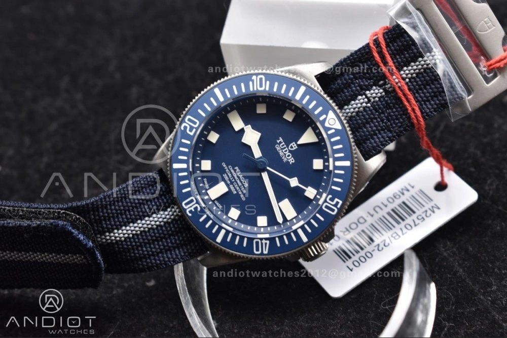 M+ Factory 1:1 Best Edition Tudor Pelagos FXD Navy Blue Titanium Minimalist 905