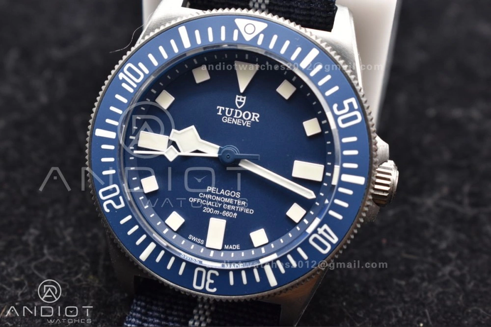 M+ Factory 1:1 Best Edition Tudor Pelagos FXD Navy Blue Titanium Minimalist 905