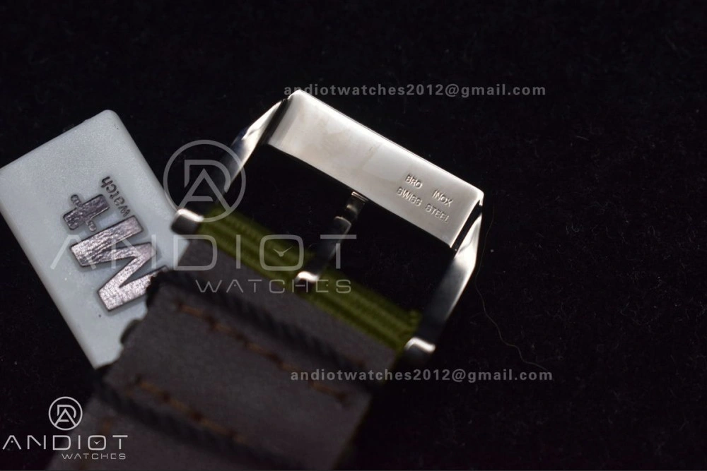 Mark XVIII “TRIBUTE TO MARK XI” IW327007 M+F 1:1 Best Edition Black Dial on Green Nylon Strap A Refined 429