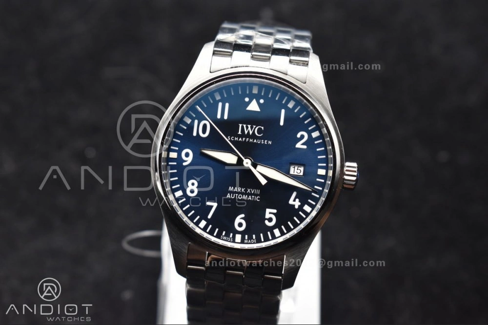Mark XVIII V7F 1:1 Best Edition Blue Dial on SS Bracelet Asian ETA GoodFit 299