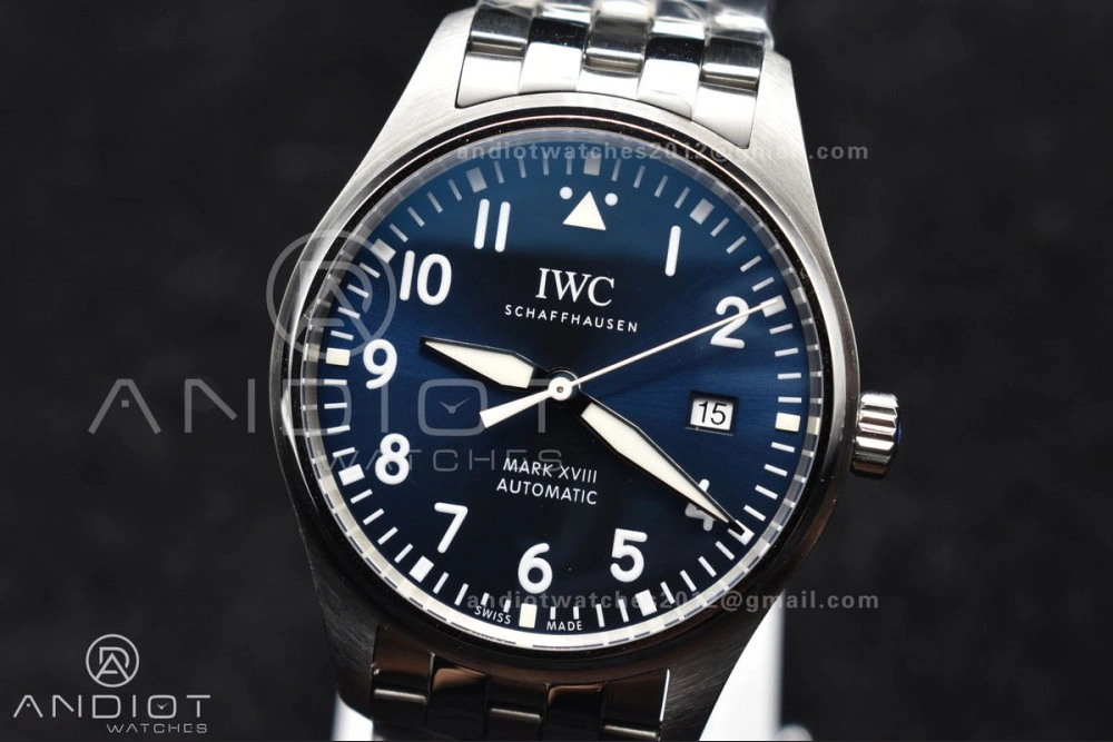 Mark XVIII V7F 1:1 Best Edition Blue Dial on SS Bracelet Asian ETA RelaxedFit 903