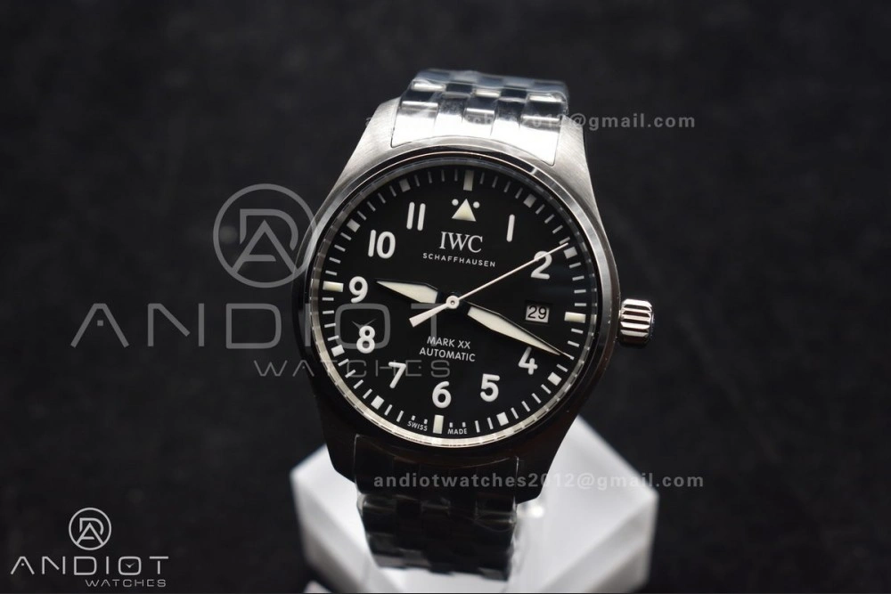 Mark XX V7F 1:1 Best Edition Black Dial on SS Bracelet Asian UrbanChic 302