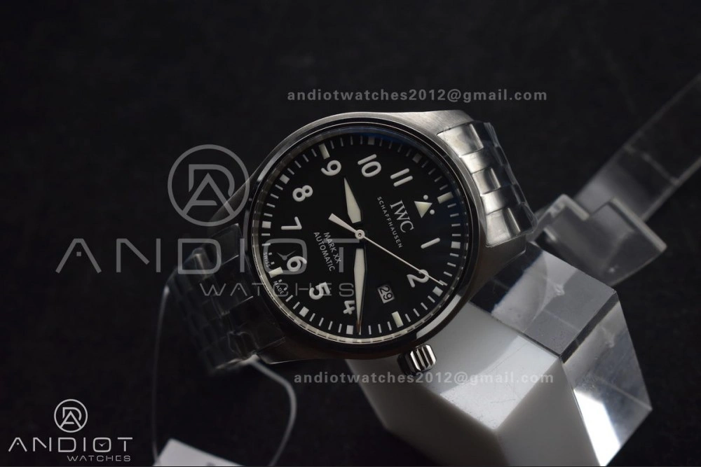 Mark XX V7F 1:1 Best Edition Black Dial on SS Bracelet Asian UrbanChic 302