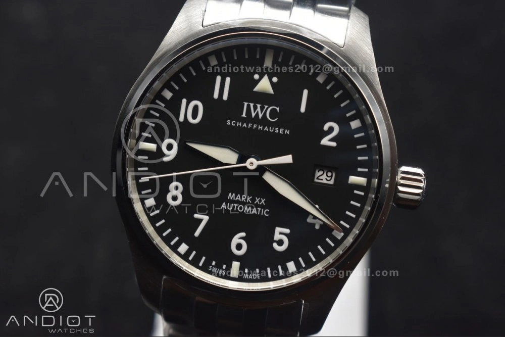 Mark XX V7F 1:1 Best Edition Black Dial on SS Bracelet Asian UrbanChic 302