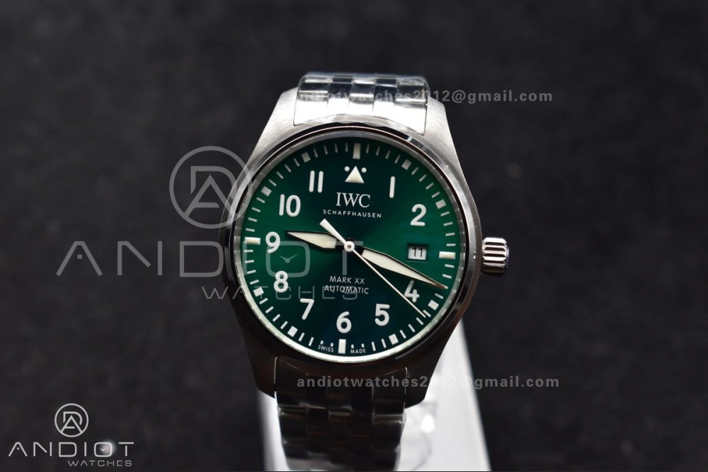 Sporty Mark XX V7F 1:1 Best Edition Green Dial on SS Bracelet Asian 291
