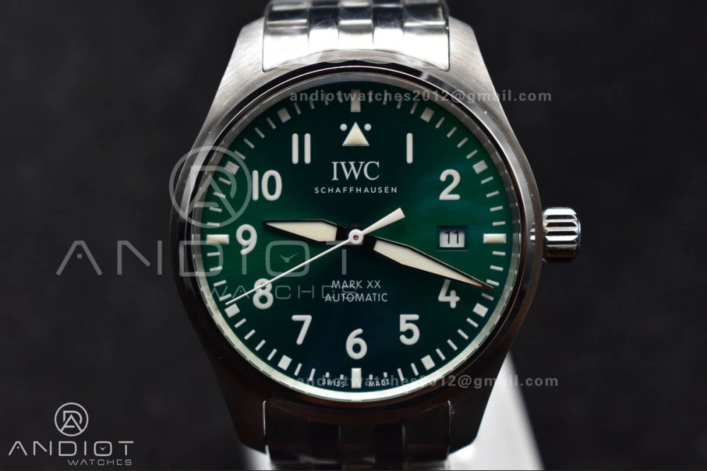 Sporty Mark XX V7F 1:1 Best Edition Green Dial on SS Bracelet Asian 291