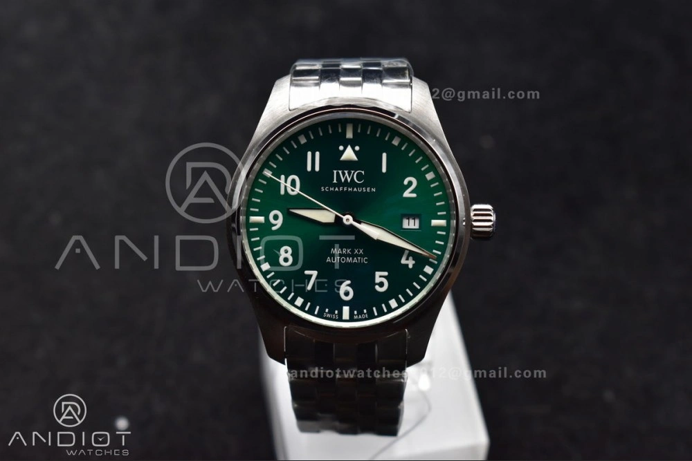 Sporty Mark XX V7F 1:1 Best Edition Green Dial on SS Bracelet Asian 291
