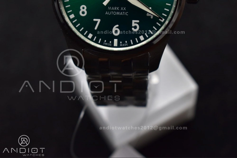 Sporty Mark XX V7F 1:1 Best Edition Green Dial on SS Bracelet Asian 291