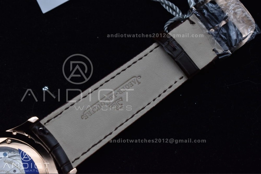 Master Ultra Thin Moon RG APSF 1:1 Best Edition White Dial on Brown Leather Strap SA925 Super Clone Versatile 908