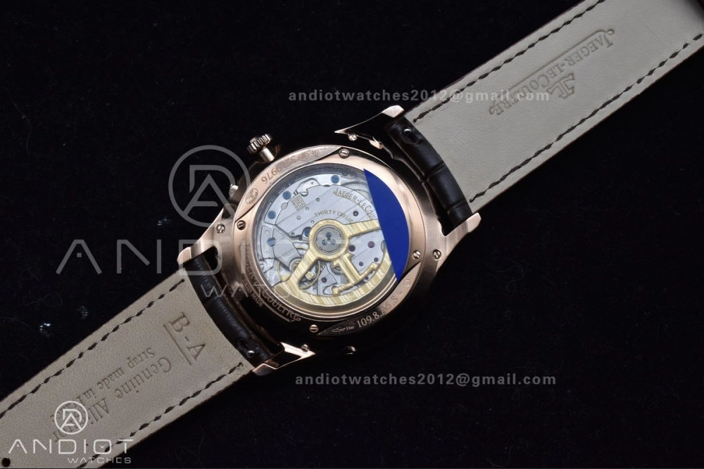 Master Ultra Thin Moon RG APSF 1:1 Best Edition White Dial on Brown Leather Strap SA925 Super Clone Versatile 908