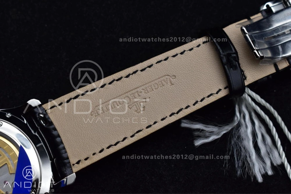 Master Ultra Thin Moon SS APSF 1:1 Best Edition Blue Dial on Black Leather Strap SA925 Super Clone Packable 317