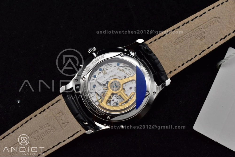 Master Ultra Thin Moon SS APSF 1:1 Best Edition Blue Dial on Black Leather Strap SA925 Super Clone Packable 317