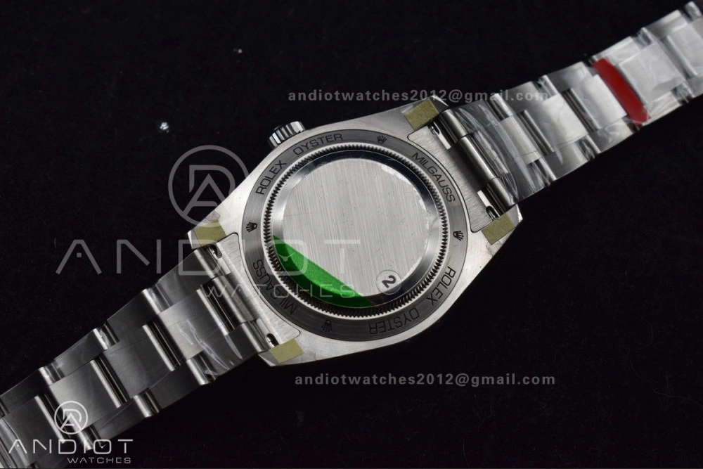 Milgauss 116400 GV Real Green Sapphire 904L SS VSF 1:1 Best Edition Black Dial on 904L SS Bracelet SA Stylish 914