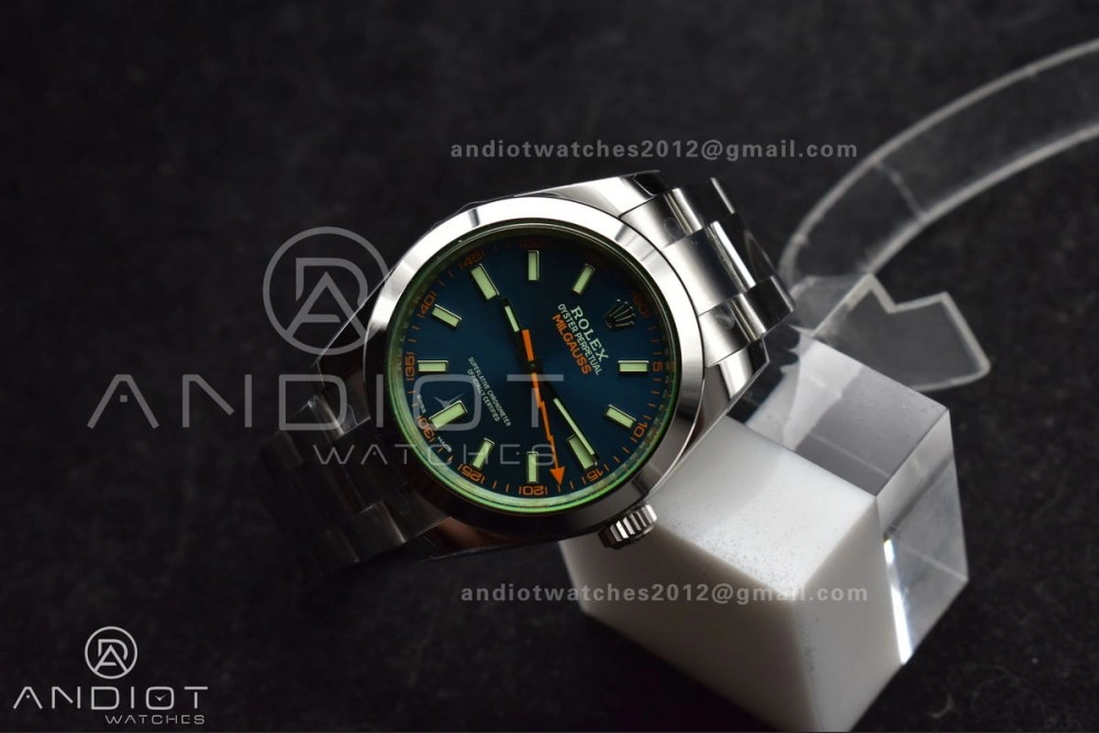 Trendy Milgauss 116400 GV VSF 1:1 Best Edition 904L Steel Blue Dial on SS Bracelet VS 909