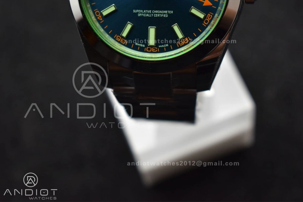 Trendy Milgauss 116400 GV VSF 1:1 Best Edition 904L Steel Blue Dial on SS Bracelet VS 909