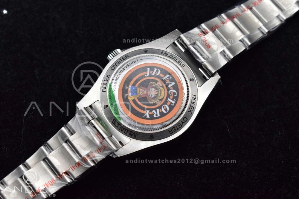 Milgauss Who Cares JDF 1:1 Best Edition 904L Steel on SS Bracelet VR Attractive 910