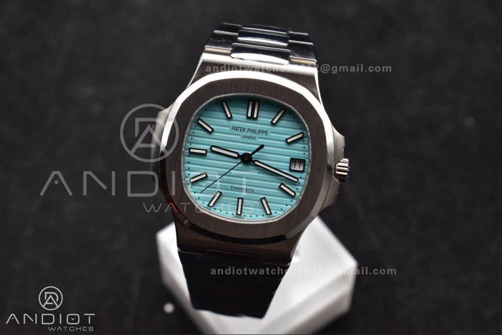 NewStyle Nautilus 5711 3KF 1:1 Best Edition Tiffany Blue Dial on SS Bracelet A324 Super Clone V 372