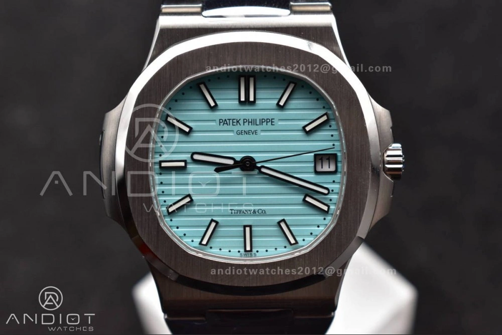 NewStyle Nautilus 5711 3KF 1:1 Best Edition Tiffany Blue Dial on SS Bracelet A324 Super Clone V 372