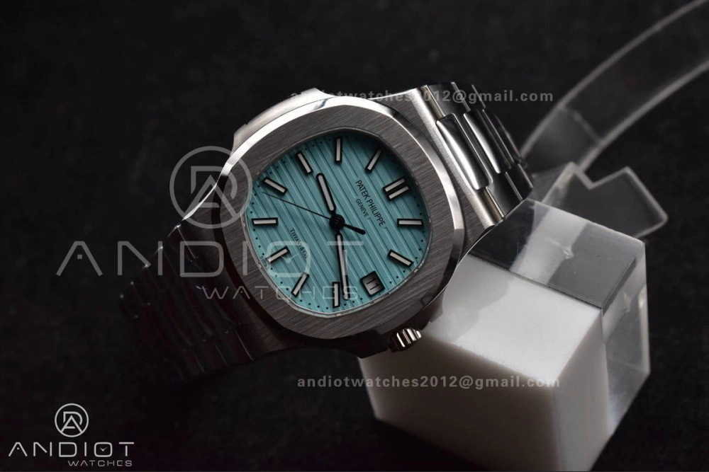 NewStyle Nautilus 5711 3KF 1:1 Best Edition Tiffany Blue Dial on SS Bracelet A324 Super Clone V 372