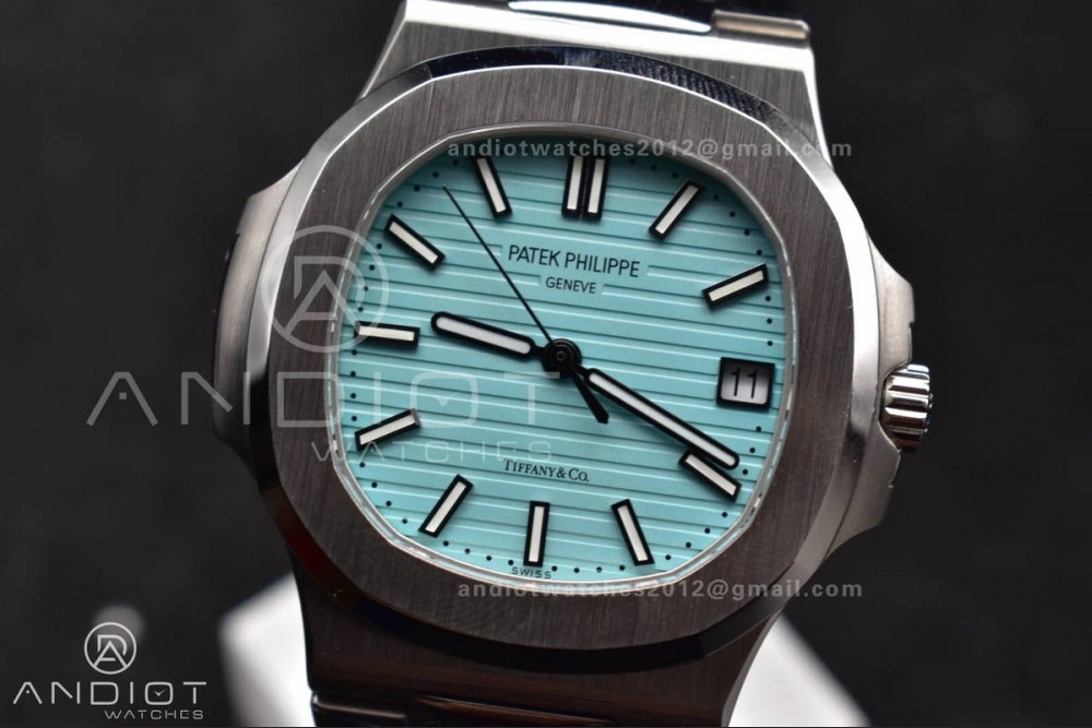 NewStyle Nautilus 5711 3KF 1:1 Best Edition Tiffany Blue Dial on SS Bracelet A324 Super Clone V 372