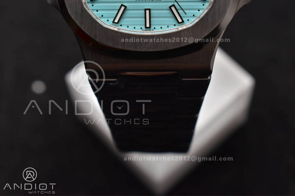 NewStyle Nautilus 5711 3KF 1:1 Best Edition Tiffany Blue Dial on SS Bracelet A324 Super Clone V 372