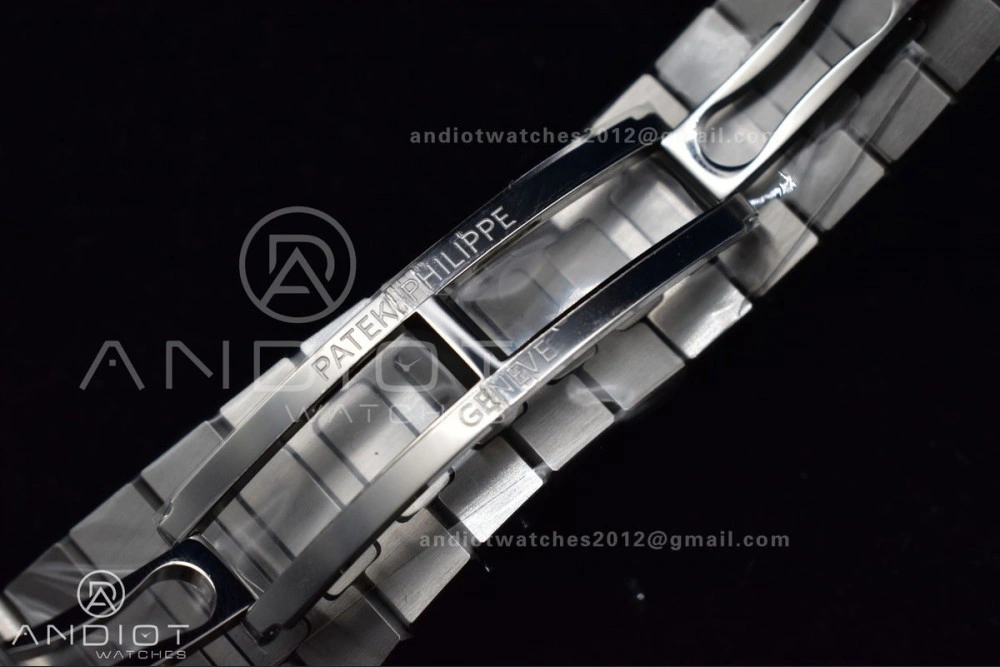 Nautilus 5711 1A 3KF 1:1 Best Edition Green Textured Dial On SS Bracelet A324 Super Clone V Trendy 426