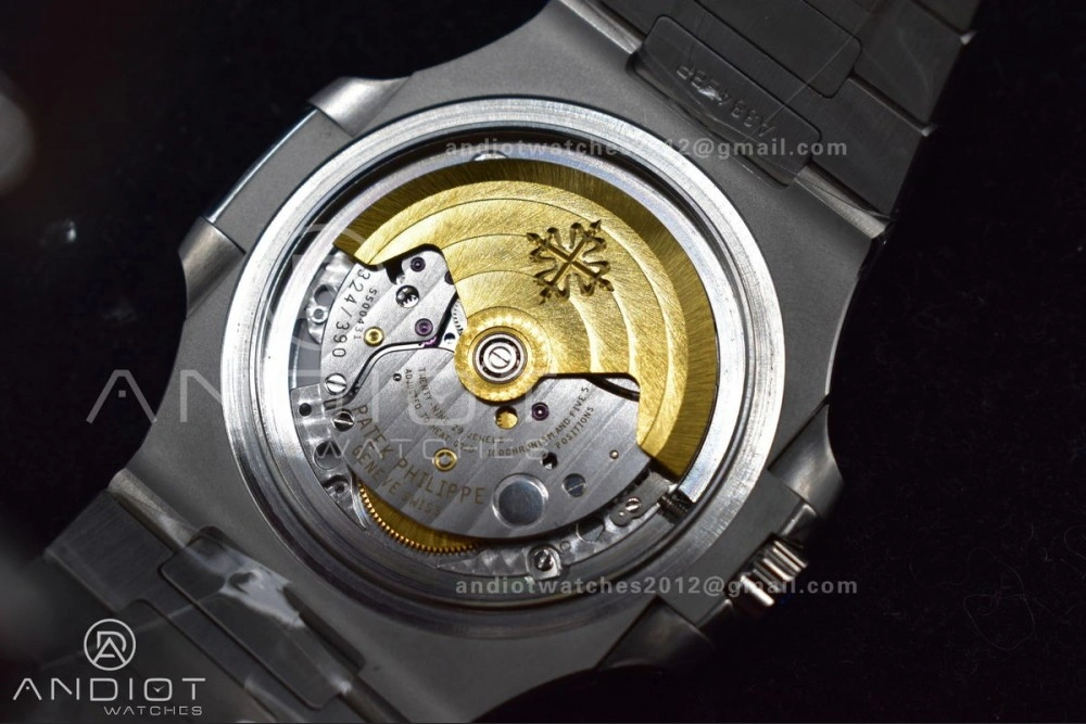 Nautilus 5711 1A 3KF 1:1 Best Edition Green Textured Dial On SS Bracelet A324 Super Clone V Trendy 426