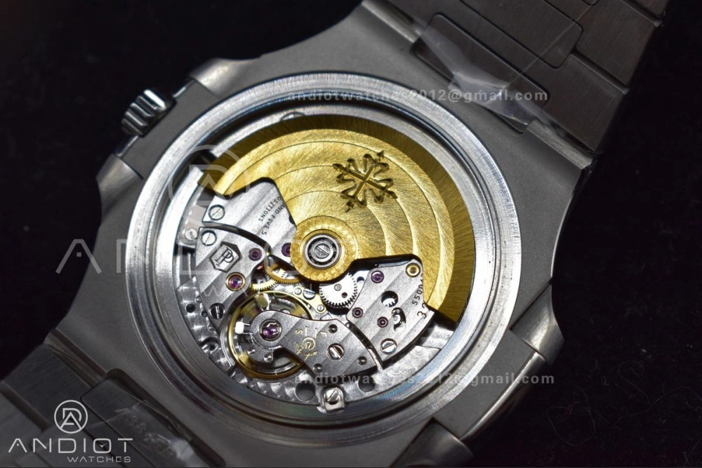 Nautilus 5711 1A 3KF 1:1 Best Edition Green Textured Dial On SS Bracelet A324 Super Clone V Trendy 426