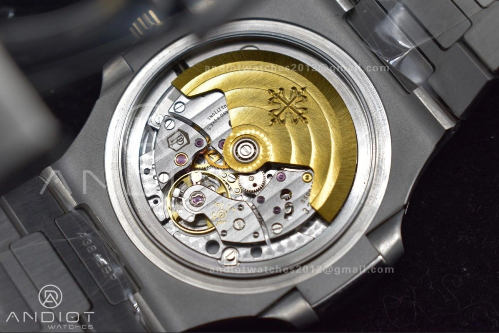 Nautilus 5711 1A 3KF 1:1 Best Edition Green Textured Dial On SS Bracelet A324 Super Clone V Trendy 426