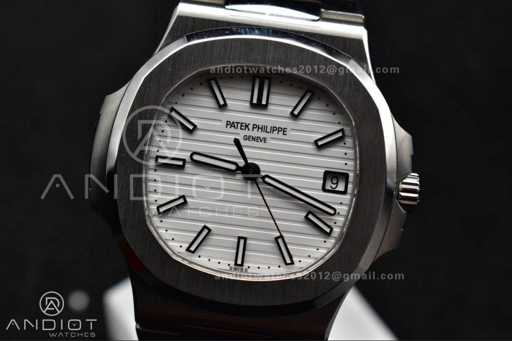Nautilus 5711 1A 3KF 1:1 Best Edition White Textured Dial on SS Bracelet A324 Super Clone V UrbanStyle 382