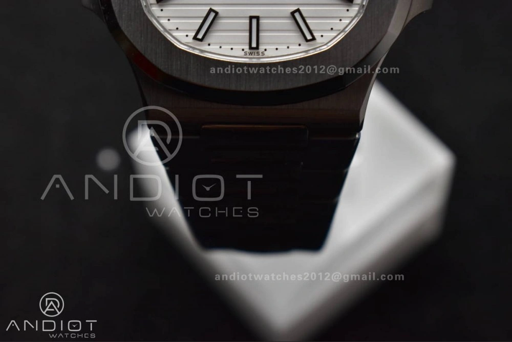Nautilus 5711 1A 3KF 1:1 Best Edition White Textured Dial on SS Bracelet A324 Super Clone V UrbanStyle 382