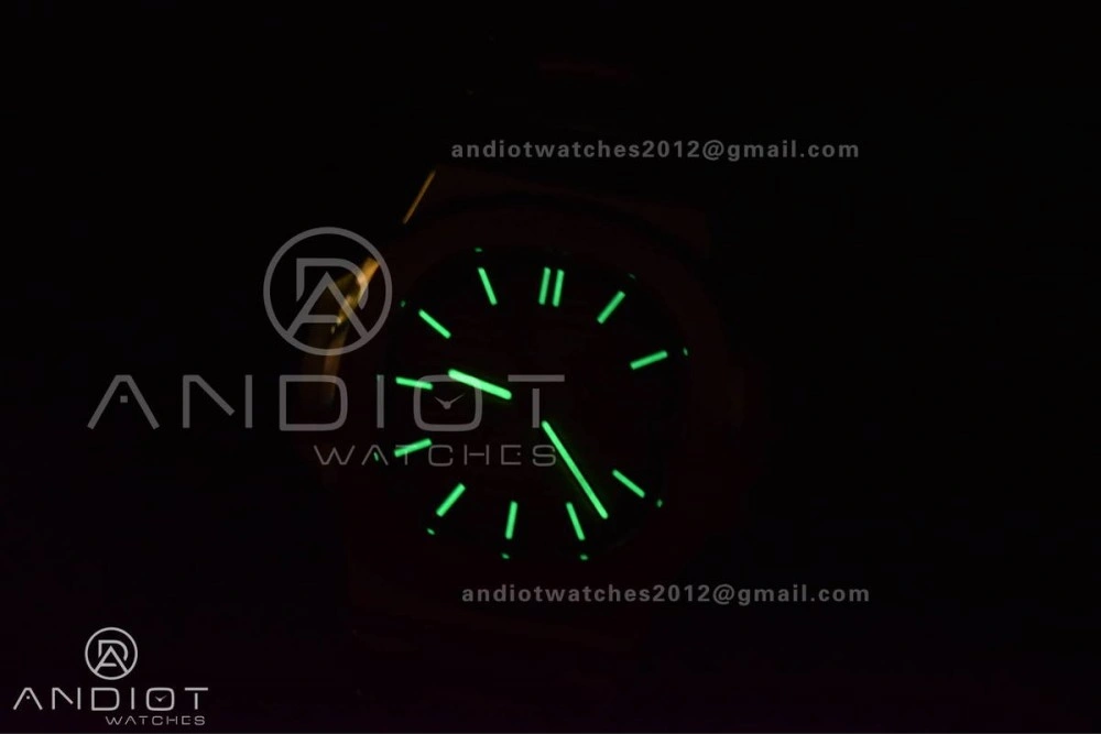 Affordable Nautilus 5711 1R RG 3KF 1:1 Best Edition Brown Textured Dial on RG Bracelet A324 Super Clone V 370