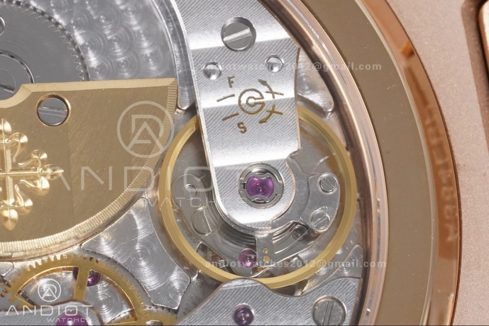 Breathable Nautilus 5712 RG PPF 1:1 Best Edition Brown Dial on RG Bracelet A240 Super Clone V 368