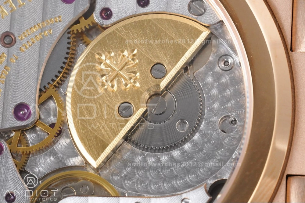 Breathable Nautilus 5712 RG PPF 1:1 Best Edition Brown Dial on RG Bracelet A240 Super Clone V 368