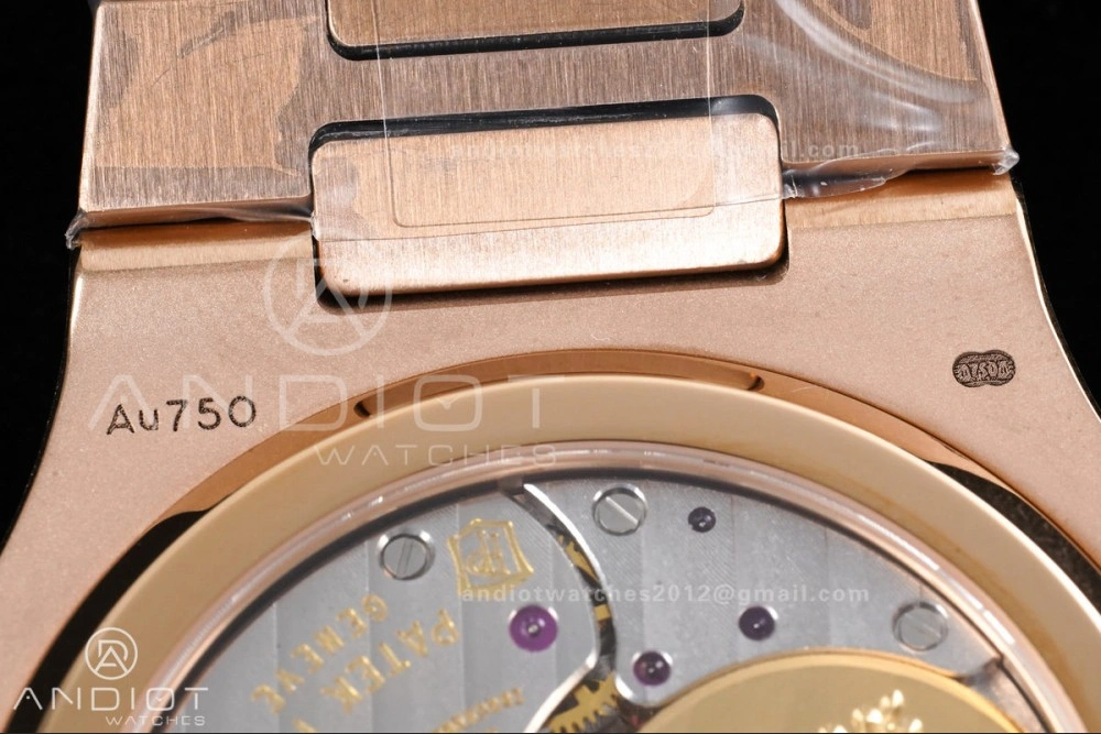 Breathable Nautilus 5712 RG PPF 1:1 Best Edition Brown Dial on RG Bracelet A240 Super Clone V 368