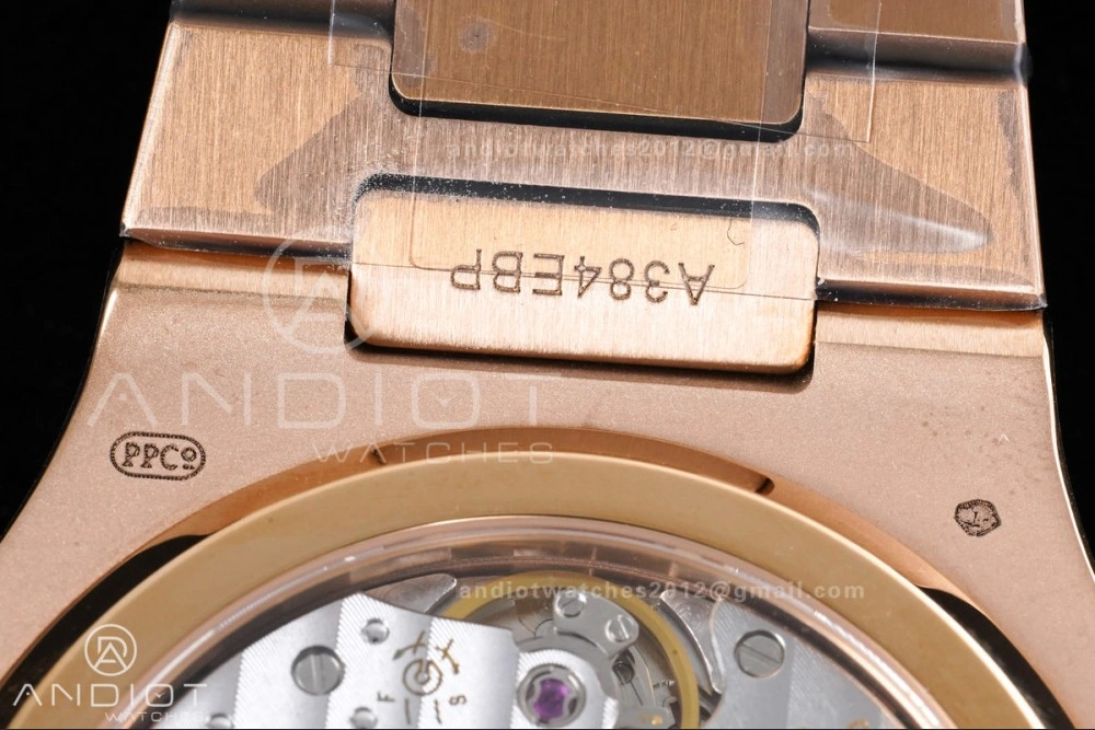 Breathable Nautilus 5712 RG PPF 1:1 Best Edition Brown Dial on RG Bracelet A240 Super Clone V 368