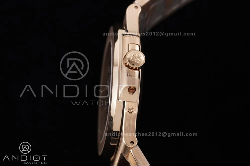 Breathable Nautilus 5712 RG PPF 1:1 Best Edition Brown Dial on RG Bracelet A240 Super Clone V 368