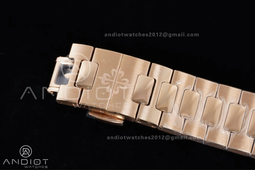 Breathable Nautilus 5712 RG PPF 1:1 Best Edition Brown Dial on RG Bracelet A240 Super Clone V 368