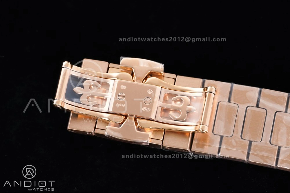 Breathable Nautilus 5712 RG PPF 1:1 Best Edition Brown Dial on RG Bracelet A240 Super Clone V 368