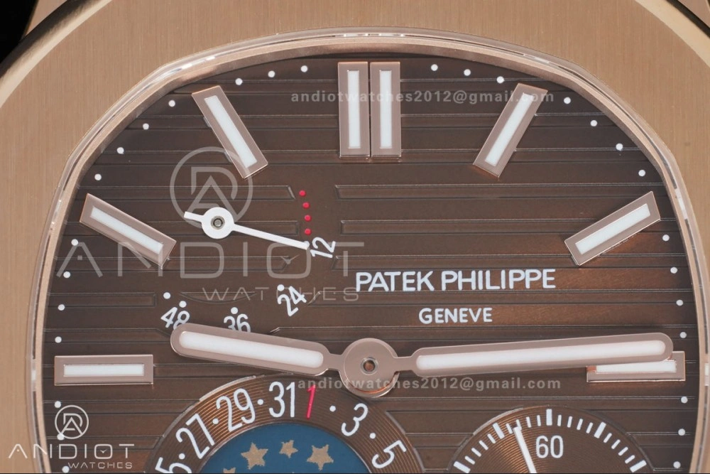 Breathable Nautilus 5712 RG PPF 1:1 Best Edition Brown Dial on RG Bracelet A240 Super Clone V 368