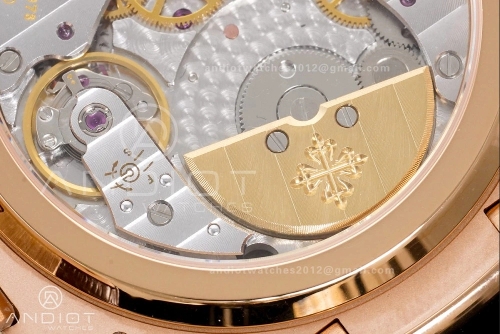 UrbanStyle Nautilus 5712 RG PPF 1:1 Best Edition Gray Dial on Brown Leather Strap A240 Super Clone V 369